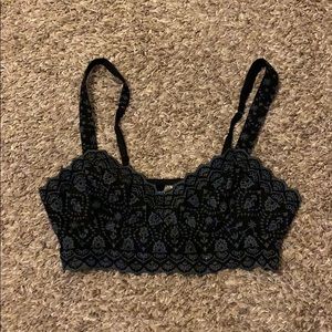 Black Free People Bralette/ Crop Top